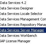 BODS Repository Job Server Configuration 1
